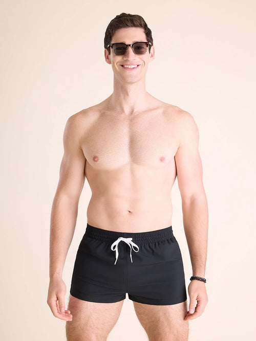 HARBORPOLO  Black swim trunks